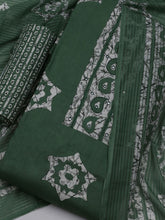 Printed Cotton Blend Unstitched Suit With Dupatta